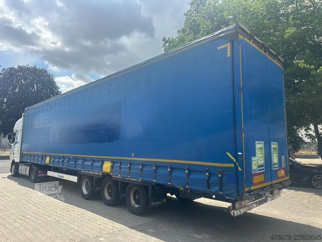 Åpen semitrailer med presenning KRONE SD Mega / TüV 11-26