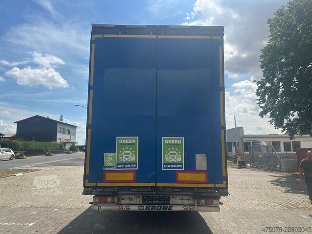 Åpen semitrailer med presenning KRONE SD Mega / TüV 11-26
