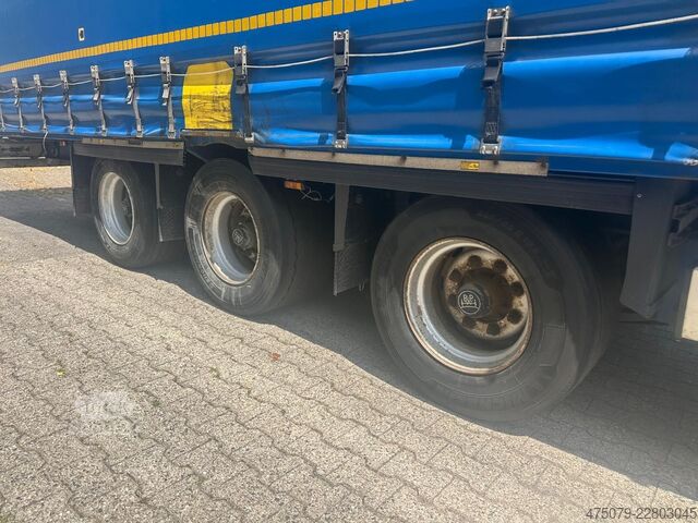 Åpen semitrailer med presenning KRONE SD Mega / TüV 11-26