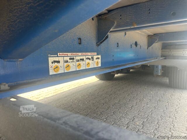 Open oplegger met zeil KRONE SD Mega / TüV 11-26