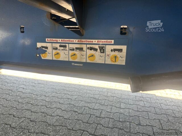 Open oplegger met zeil KRONE SD / Mega / TüV 10-26