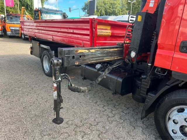 Driezijdige kipper bestelwagen MITSUBISHI Canter 7c14 *3S.Kipper+Palfinger Kran PK 4100C