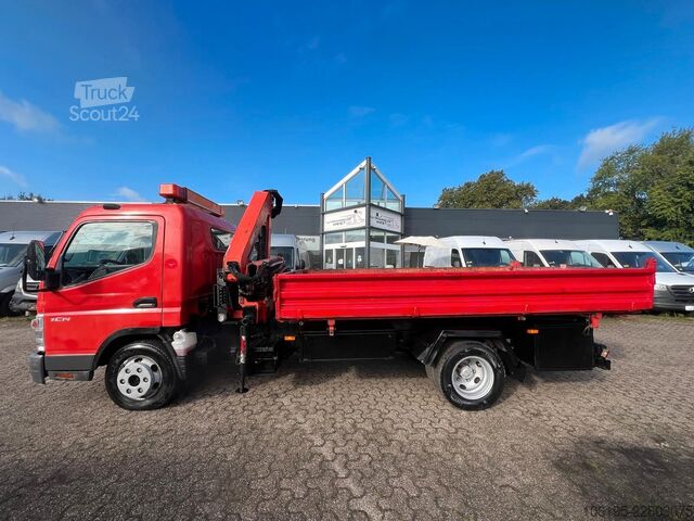 Driezijdige kipper bestelwagen MITSUBISHI Canter 7c14 *3S.Kipper+Palfinger Kran PK 4100C