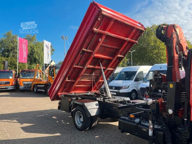 Driezijdige kipper bestelwagen MITSUBISHI Canter 7c14 *3S.Kipper+Palfinger Kran PK 4100C