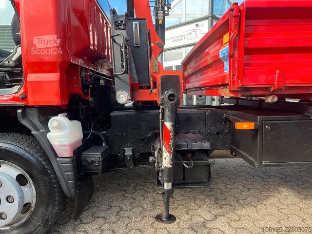 Driezijdige kipper bestelwagen MITSUBISHI Canter 7c14 *3S.Kipper+Palfinger Kran PK 4100C