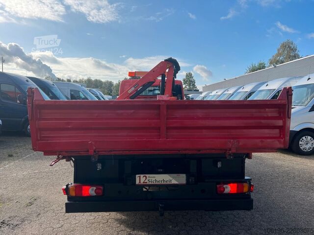 Driezijdige kipper bestelwagen MITSUBISHI Canter 7c14 *3S.Kipper+Palfinger Kran PK 4100C
