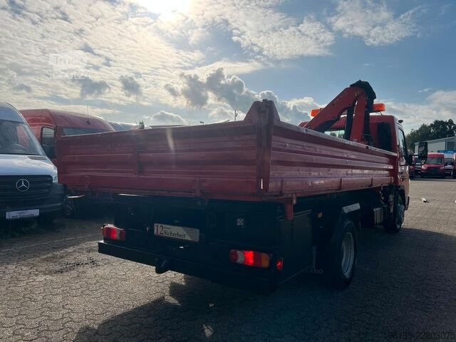 Driezijdige kipper bestelwagen MITSUBISHI Canter 7c14 *3S.Kipper+Palfinger Kran PK 4100C