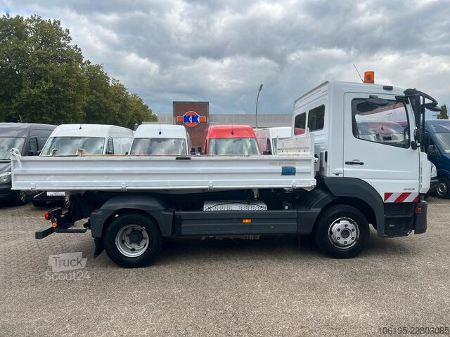 Kiepwagen bestelauto MERCEDES-BENZ Atego 823*Meiller Kipper*Klima*3-Sitzer*1.Hand*