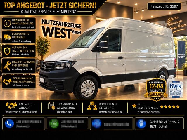 Dodávka s vysokou strechou VW Crafter TDI*L2-H2*Hoch+Lang*Garantie*177Ps*