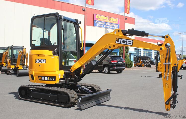 Minikaivukone JCB NEU: 2 x 26 C-1 Minibagger
