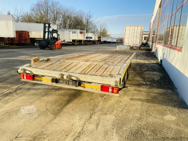 Lågbyggd trailer Möslein TTS 11 Schwebheim  Tandemtieflader