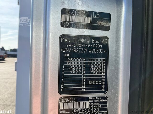 Imuajoneuvo MAN TGS 26.440 Euro 6 Kroll 11m³ Riool Combi
