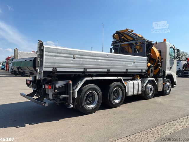 شاحنة رافعة Volvo FH 500 8x4 Effer 65 Tonmeter laadkraan + Fly-Jib