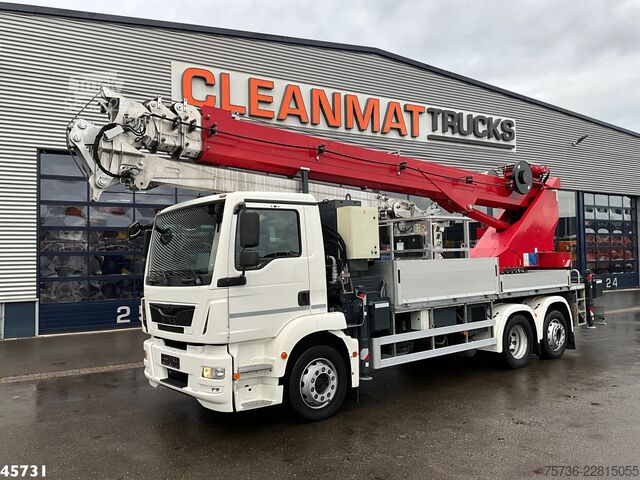 Hefplatform MAN TGM 26.320 Euro 6 Bocker hoogwerker met Jib 46 ...