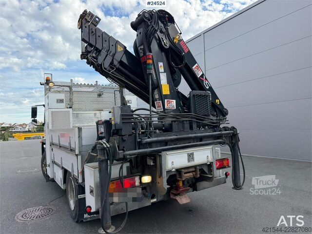 Kranbil Mercedes-Benz Atego 1225 4x4, 6-seater with 10 t/m Hiab crane