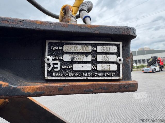 3-stranski nakladalnik DAF CF 75.310 4x2 3 zijdige Kipper/ Atlas 105.2 - A...