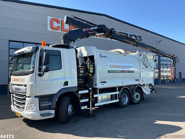 Hulladékgyűjtő jármű DAF FAN CF 340 Hiab 23 Tonmeter laadkraan