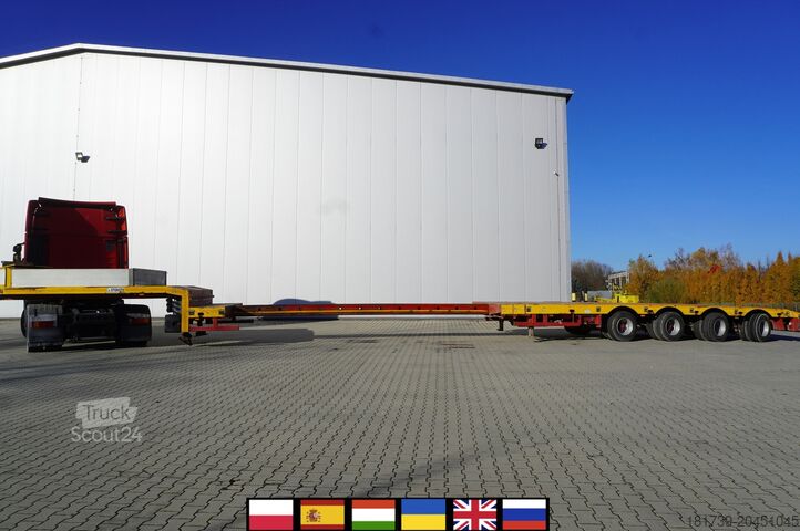 Tieflader-Sattelauflieger Stokota S4T.H4-01 / 36 m max length / 4 steering