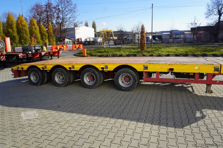 žemagrindė puspriekabė Stokota S4T.H4-01 / 36 m max length / 4 steering