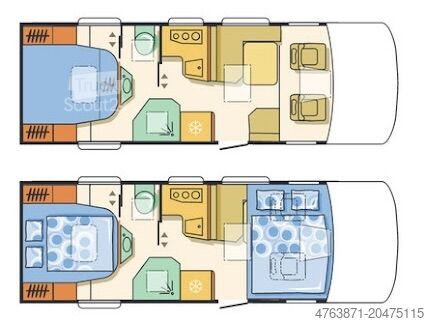 Volledig geïntegreerde camper Adria ADRIA Sonic Plus I 700SBC