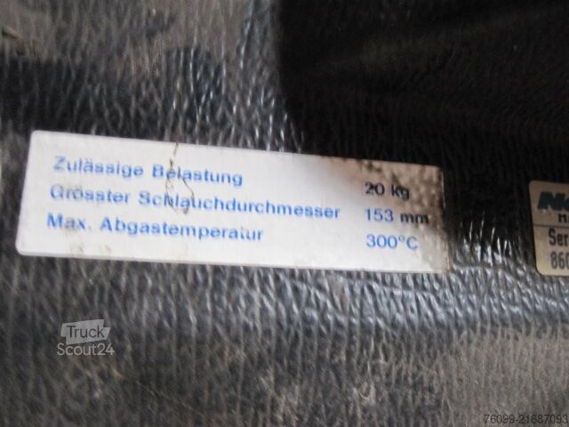 Système d’extraction des gaz d’échappement pour poids lourds / voitures Nederman  