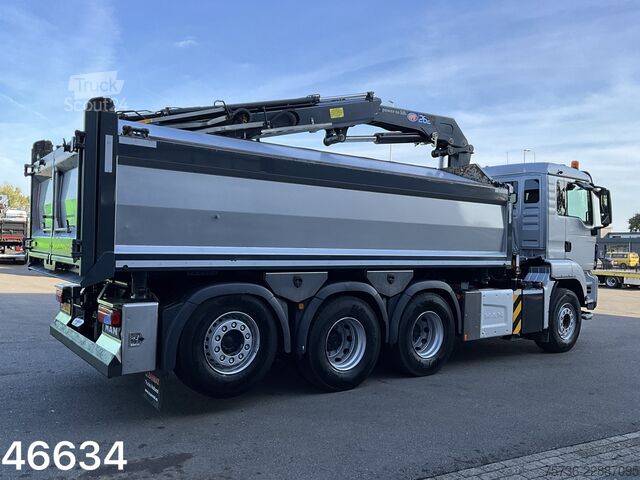 Sklápěč s jeřábem MAN TGS 35.460 8x4 Euro 6 HMF 26 Tonmeter laadkraan