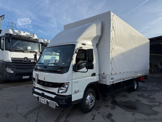 Samochód dostawczy z plandeką MITSUBISHI FusoCanter 7C18/Automatik/Pritsche+Plane+LBW/E6e