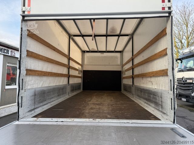 Camion bâché MITSUBISHI FusoCanter 7C18/Automatik/Pritsche+Plane+LBW/E6e