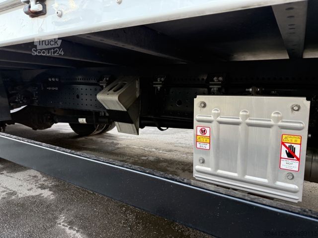 Gardinsided kassevogn MITSUBISHI FusoCanter 7C18/Automatik/Pritsche+Plane+LBW/E6e