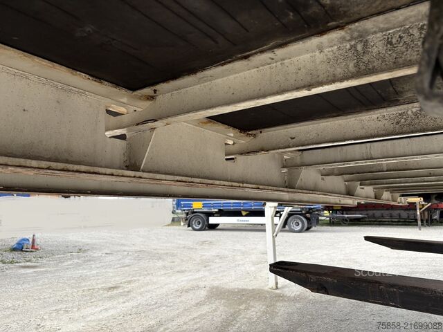 Wechselbrücke mit Pritsche Krone BDF 7,45m Baustoff Bordwand + Türen