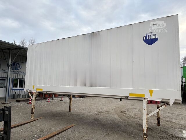 Wechselbrücke mit Kofferaufbau Krone BDF Stahl Wechselkoffer Türen