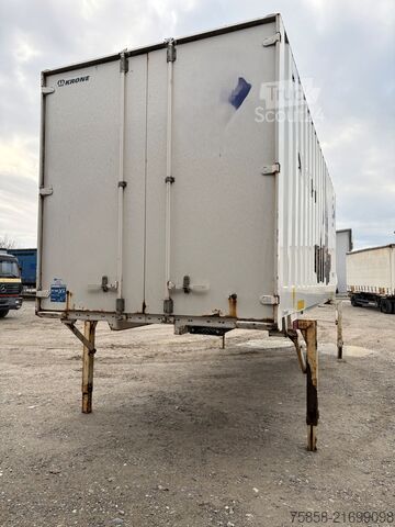 Wechselbrücke mit Kofferaufbau Krone BDF Stahl Wechselkoffer Türen