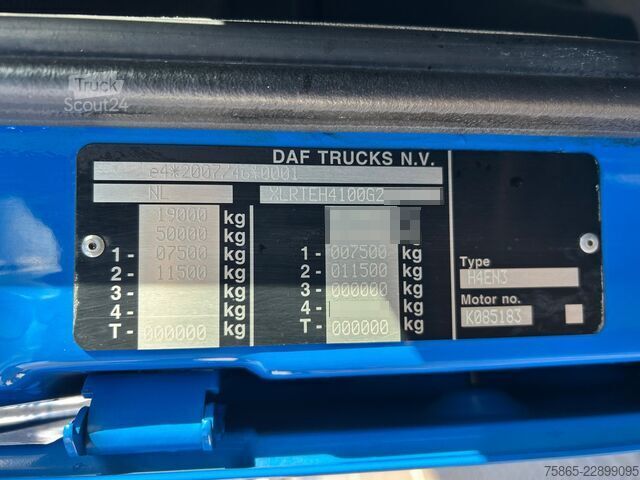 Estándar-SZM DAF XF 450 FT SC / 783 dkm / Tacho V2 / 2 Tanks / N...