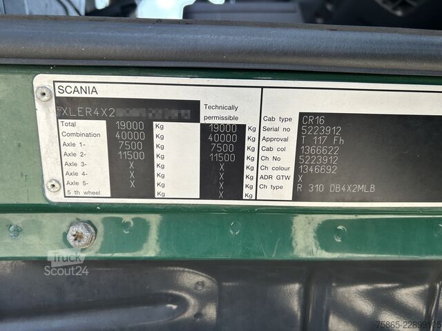 Drsna ponjava Scania R 310 B Euro 4 / 934 dkm / 3 Pedals / Full Air ...