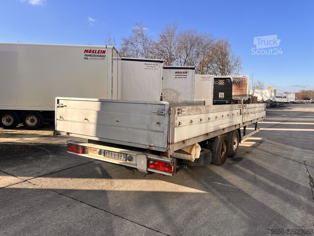 Åben trailer med presenning Tang, Karl ZP105  Tandem Pritschenanhänger