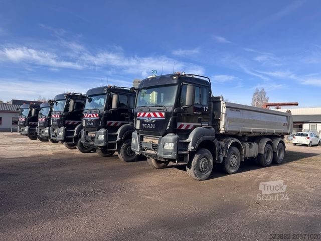 Camión volquete trilateral MAN TGS35.460 8x6*Meiller*AHK*Kamera*5x vorhanden