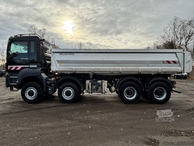 Camión volquete trilateral MAN TGS35.460 8x6*Meiller*AHK*Kamera*5x vorhanden