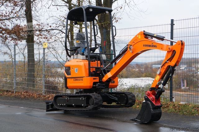 Mini bager  Minibagger LONKING CDM6016 mit KUBOTA Diesel