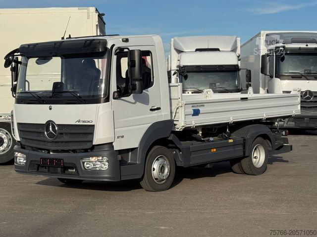 Furgón volquete trilateral MERCEDES-BENZ ATEGO 818 / 2 x AHK / ORIGINAL KM !