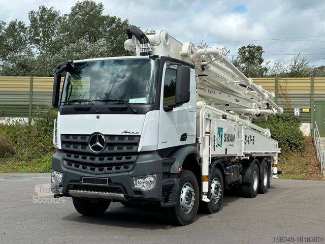 Автобетонозмішувач MERCEDES-BENZ Arocs 5 4142  8x4 SWAN TSP 47-5 160RZ ( 47m )