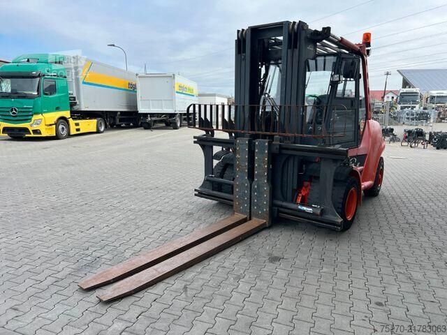 Heftruck Linde H80D,5m / 4.043h / Verstellgerät SS