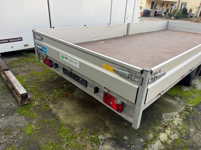 Remolque de automóvil Hapert Azure H-2 Hochlader 3,5 to. 5050 x 2000 x 300 mm, parabel, 100 km/h