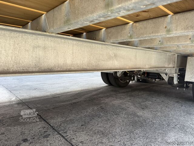 Alçak şasi römork Humbaur TBB  14,4 t Tandemtieflader 7,20 m lang, Neuwertig