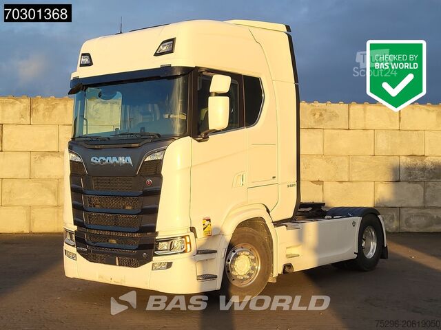 Standaard trekker Scania S520 4X2 Retarder Full-Air 2xTanks Leder Standk...