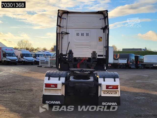 Standaard trekker Scania S520 4X2 Retarder Full-Air 2xTanks Leder Standk...