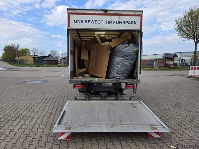 Skåpbil IVECO 72-210 KJoffer mit Ladebordwand,AHK, Blatt/ Luft