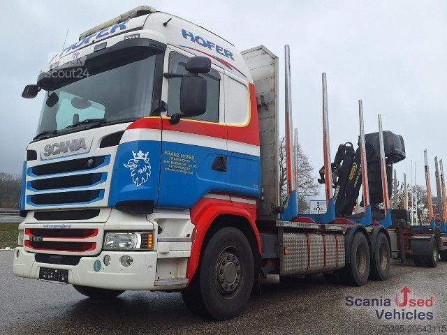 Lesnický nákladní automobil Scania R 490 LB6x4HNB Epsilon M12 Z Komplettzug !!