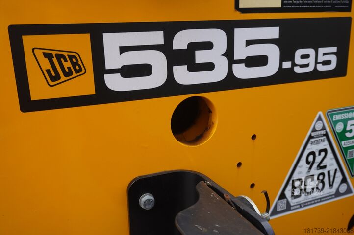 Telekrautuvas JCB 535-95 / 3.5 T / range 9.5 m / joystick