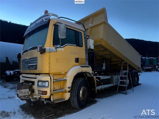 Pašizgāzējs MAN TGA 28.410 6x2 Snowplow-Equipped Tipper Truck – Re