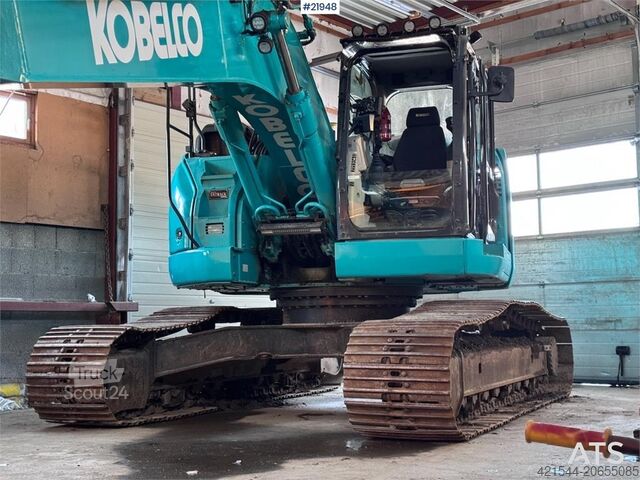 Vikšrinis ekskavatorius Kobelco SK270 SRLC-5E w/ Bucket and GPS. Certified!